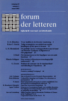 Forum der Letteren. Jaargang 1983,  [tijdschrift] Forum der Letteren