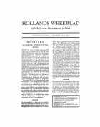 Hollands Weekblad. Jaargang 1,  [tijdschrift] Hollands Maandblad