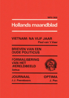 Hollands Maandblad. Jaargang 1973 (302-313),  [tijdschrift] Hollands Maandblad