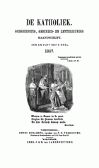De katholiek 1867. Deel 51,  [tijdschrift] Katholiek, De