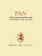 Pan. Oostvlaams Bulletin voor Letteren en Kunst. Jaargang 3,  [tijdschrift] Pan