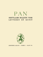 Pan. Oostvlaams Bulletin voor Letteren en Kunst. Jaargang 17,  [tijdschrift] Pan