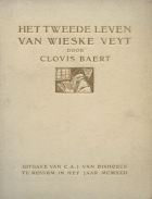 Het tweede leven van Wieske Veyt, Clovis Baert