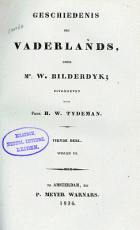 Geschiedenis des vaderlands. Deel 10, Willem Bilderdijk
