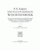 Encyclopaedisch woordenboek. Deel 2. E tot MY, R.K. Kuipers