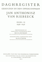 Daghregister. Deel 2. 1656-1658, Jan van Riebeeck