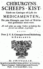 Chirurgyns scheeps-Kist, Johannes Verbrugge