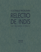 Koloniale problemen. Relectio de Indis, Francisco de Vitoria