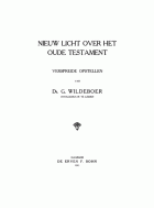 Nieuw licht over het oude testament. Verspreide opstellen, Gerrit Wildeboer