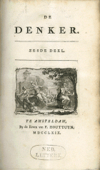 De Denker. Deel 6 (1768),  [tijdschrift] Denker, De