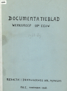 Documentatieblad werkgroep Achttiende eeuw. Jaargang 1968,  [tijdschrift] Documentatieblad werkgroep Achttiende eeuw