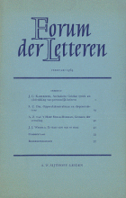 Forum der Letteren. Jaargang 1969,  [tijdschrift] Forum der Letteren