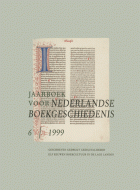 Jaarboek voor Nederlandse Boekgeschiedenis. Jaargang 6,  [tijdschrift] Jaarboek voor Nederlandse Boekgeschiedenis