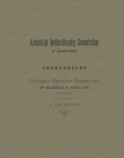Jaarverslag van het Koninklijk Oudheidkundig Genootschap 40,  [tijdschrift] Jaarverslag van het Koninklijk Oudheidkundig Genootschap 1859-1900