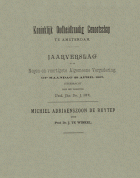 Jaarverslag van het Koninklijk Oudheidkundig Genootschap 49,  [tijdschrift] Jaarverslag van het Koninkijk Oudheidkundig Genootschap 1901-2000