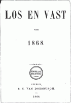 Los en vast. Jaargang 1868,  [tijdschrift] Los en vast