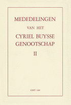 Mededelingen van het Cyriel Buysse Genootschap 2,  [tijdschrift] Mededelingen van het Cyriel Buysse Genootschap