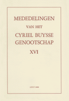 Mededelingen van het Cyriel Buysse Genootschap 16,  [tijdschrift] Mededelingen van het Cyriel Buysse Genootschap