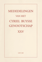 Mededelingen van het Cyriel Buysse Genootschap 25,  [tijdschrift] Mededelingen van het Cyriel Buysse Genootschap