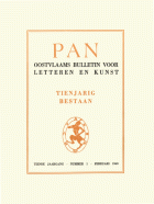 Pan. Oostvlaams Bulletin voor Letteren en Kunst. Jaargang 10,  [tijdschrift] Pan