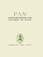 Pan. Oostvlaams Bulletin voor Letteren en Kunst. Jaargang 18,  [tijdschrift] Pan
