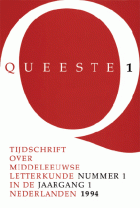 Queeste. Tijdschrift over middeleeuwse letterkunde in de Nederlanden. Jaargang 1994,  [tijdschrift] Queeste
