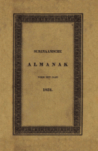 Surinaamsche Almanak voor het Jaar 1834,  [tijdschrift] Surinaamsche Almanak