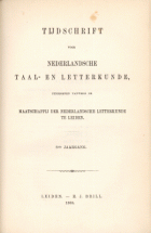 Tijdschrift voor Nederlandse Taal- en Letterkunde. Jaargang 8,  [tijdschrift] Tijdschrift voor Nederlandse Taal- en Letterkunde