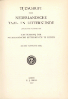 Tijdschrift voor Nederlandse Taal- en Letterkunde. Jaargang 56,  [tijdschrift] Tijdschrift voor Nederlandse Taal- en Letterkunde