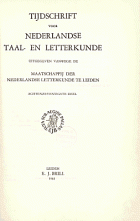 Tijdschrift voor Nederlandse Taal- en Letterkunde. Jaargang 78,  [tijdschrift] Tijdschrift voor Nederlandse Taal- en Letterkunde