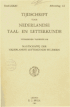 Tijdschrift voor Nederlandse Taal- en Letterkunde. Jaargang 81,  [tijdschrift] Tijdschrift voor Nederlandse Taal- en Letterkunde