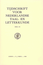 Tijdschrift voor Nederlandse Taal- en Letterkunde. Jaargang 104,  [tijdschrift] Tijdschrift voor Nederlandse Taal- en Letterkunde