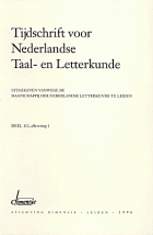 Tijdschrift voor Nederlandse Taal- en Letterkunde. Jaargang 112,  [tijdschrift] Tijdschrift voor Nederlandse Taal- en Letterkunde
