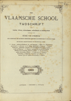 De Vlaamsche School. Jaargang 15,  [tijdschrift] Vlaamsche School, De