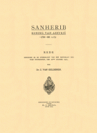 Sanherib, koning van Assyrië, C. van Gelderen