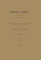 Aanteekeningen en verbeteringen op het in 1906 door het Historisch Genootschap uitgegeven Register op de journalen van Constantijn Huygens den zoon, Jacob Hendrik Hora Siccama