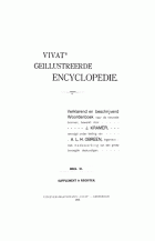 Vivat's geïllustreerde encyclopedie. Deel 11. Supplement en register, J. Kramer