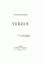 Verzen, Victor de Meyere