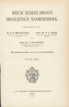 Nieuw Nederlandsch biografisch woordenboek. Deel 5, P.J. Blok, P.C. Molhuysen