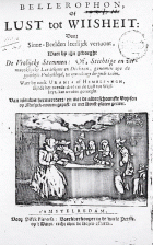 Bellerophon of Lust tot wiisheit, Gesangh der zeeden, Urania of Hemel-sangh, Dirck Pietersz. Pers