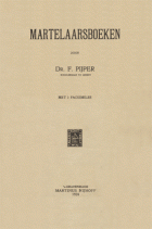 Martelaarsboeken, Frederik Pijper
