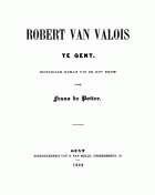 Robert van Valois te Gent, Frans De Potter