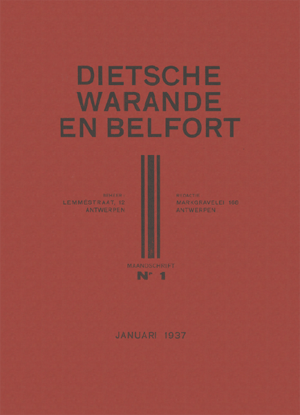 Dietsche Warande en Belfort. Jaargang 1937