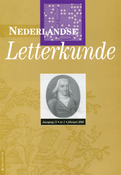 Nederlandse Letterkunde. Jaargang 11